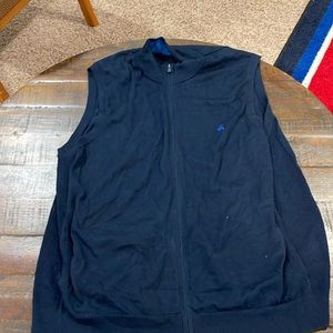 Brooks Brothers full zip sweater vest